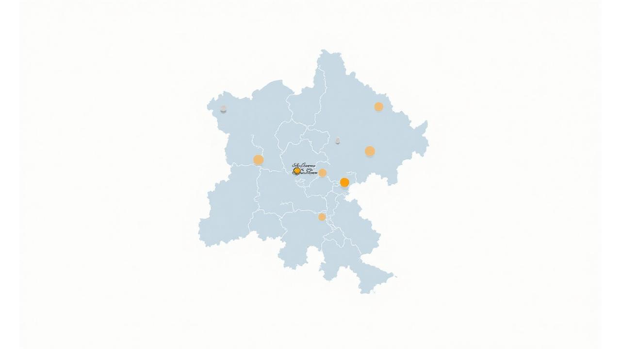 Mapa detallado de Madrid resaltando las zonas de cobertura de Sol y Luna Tintorería, mostrando los distritos y tiempos de respuesta.