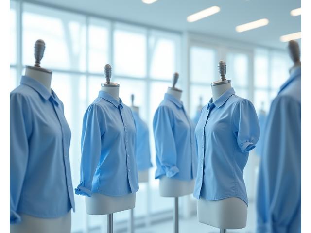 Maniquíes de vapor que planchan automáticamente camisas y chaquetas.